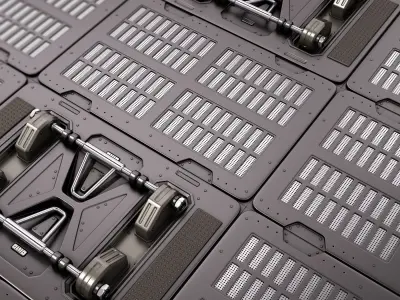 Sci Fi Panels KitBash  3D model