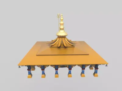 Temple Dome 3D model