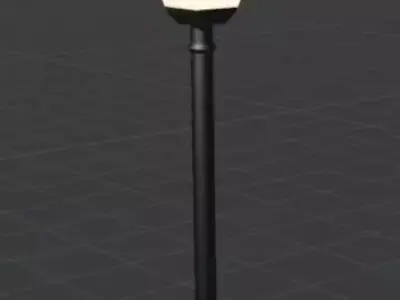 Park lamp 3D print model