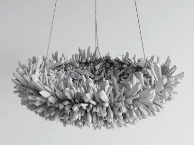 Smoky Gradient Diamond Ring 3D model