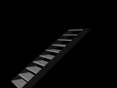 Modern stairs Free 3D model