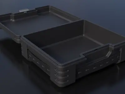 Sci-Fi Container 2 3D model