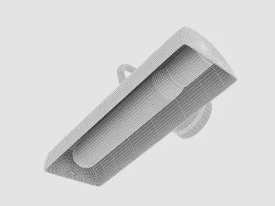 3D Loft Wall Light 3D model