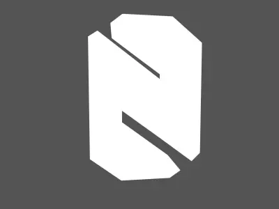 Sci-Fi Number 0 v1 002 Low-poly 3D model