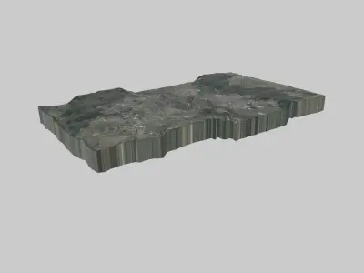 KIEV City Low-poly 3D model