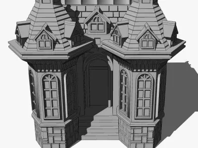 Victorian house model - Elizabeth 3D print model
