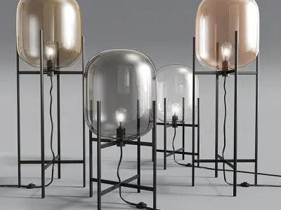 Oda floor lamps 3D model