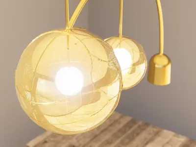 MG Golden Aura Lamp 01 3D model