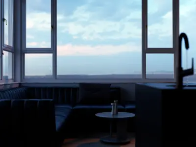  3D model of Lakeside West Apartment 3D model