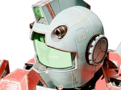 RGM79 Earth Federation Mobile Suit  3D model