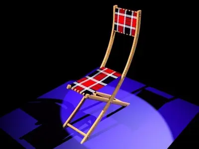 SILLA JARDIN 3D model