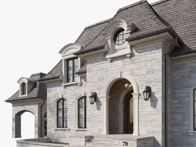 Classic house 5 3D model