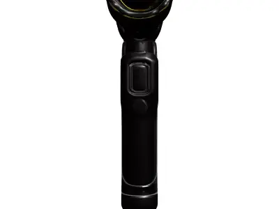 Tactical LShape Flashlight 3D Model Low-poly 3D model
