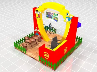 Mall Podiums 3D model