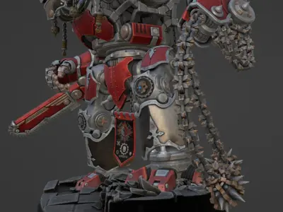imperial-knight-Robot 3D print model