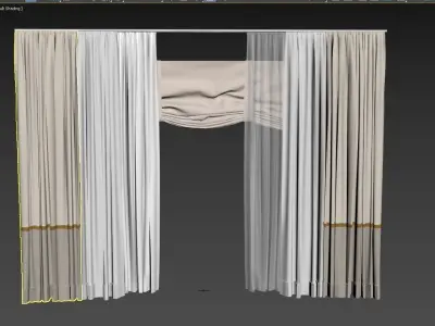 Curtains 6 curtain 3D model