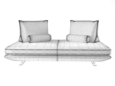 Prado Sofa M 120 3D model