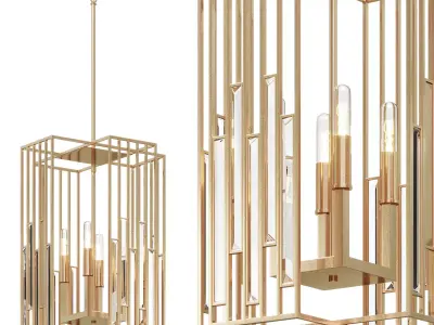 Ruxton Hall Pendant by lightology 3D model