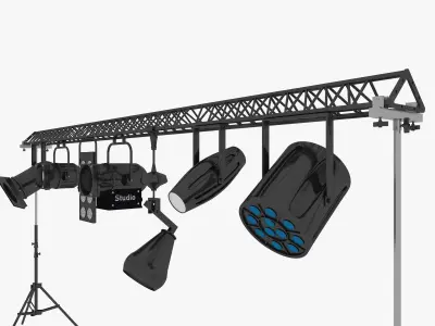 Light Truss 6 3D model