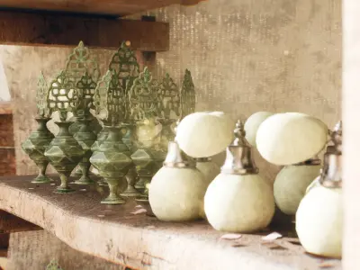 Perfume Store 32 Assets Low-poly 3D model