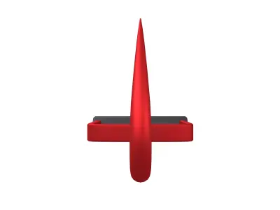 Hay Hook v1 001 Low-poly 3D model