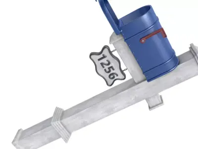 Mailboxes Collection 3D model