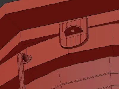 MALPLAQUET FLUSHMOUNT 3D model