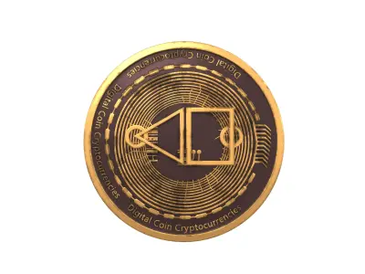 International Squid Games Coin v3 002 3D model