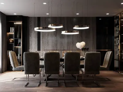 dinning room 3D model purchase