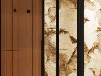 Corner Shower Cabins 11 Low-poly 3D model