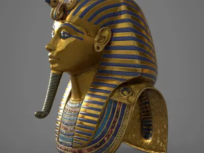  Tutankhamun Mask 