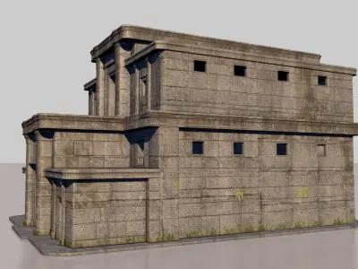 ancient ancestral temple 3D model