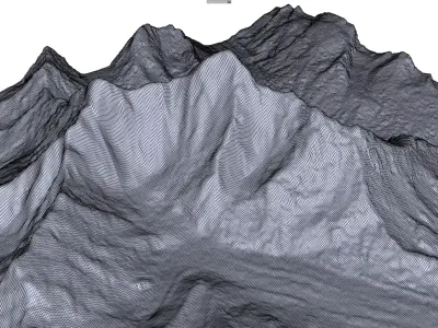 Nanda Devi Uttarakhand India 3D model