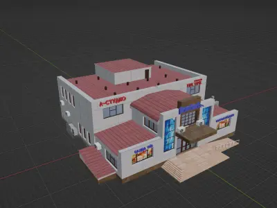  City Mall post-USSR Kazakhstan 3D model