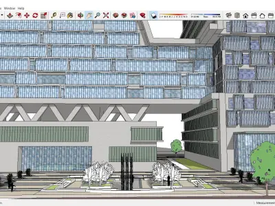 Sketchup Hotel G7 3D model