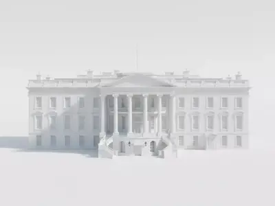 The White House Complex 3D model 3D model
