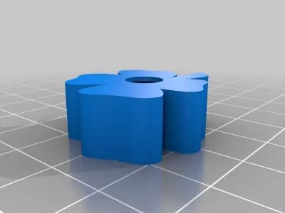 Shamrock LED light ring Free 3D print model