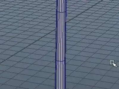 PropMedPolyLantern1001 lamp post Low-poly 3D model