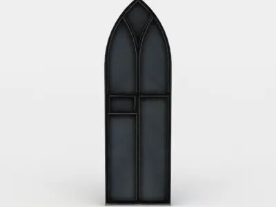 Window stained glass Low-poly 3D model