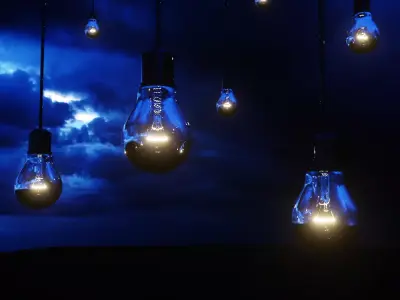 light bulbs 3D model purchase
