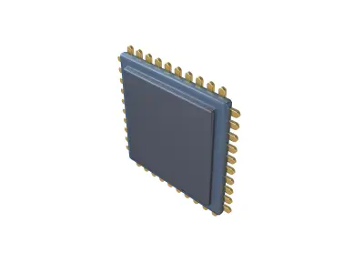 Chip Icon v1 002 Low-poly 3D model