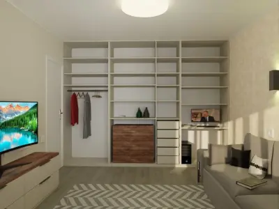 living room 3D model