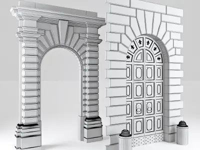 Palazzo Spada in Rome 3D model