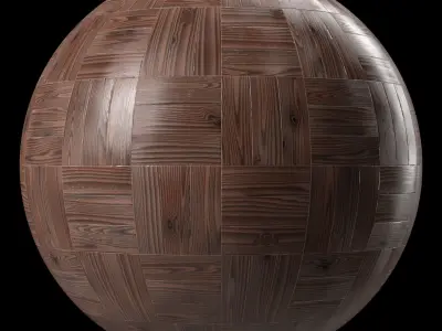 Parquet Materials 39- Parquet By Old Wood - Seamless PBR 4k Texture