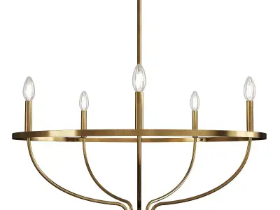 GREYSON BOWL CHANDELIER Low-poly 3D model