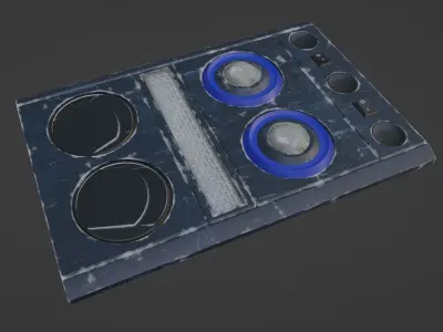 Bus reading light  Free 3D model