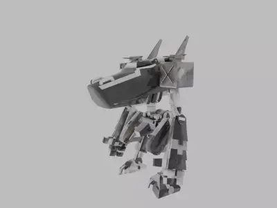 Robot Sci-Fi 3D model by ahmednabih