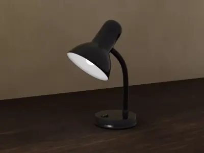 desk lamp Free 3D model Free low-poly 3D model