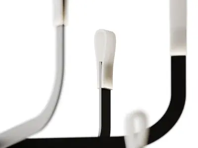 J-US LED aluminium chandelier from LUCEPLAN 3D model