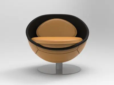 Wembley Soccer Lounge Chair 3D model